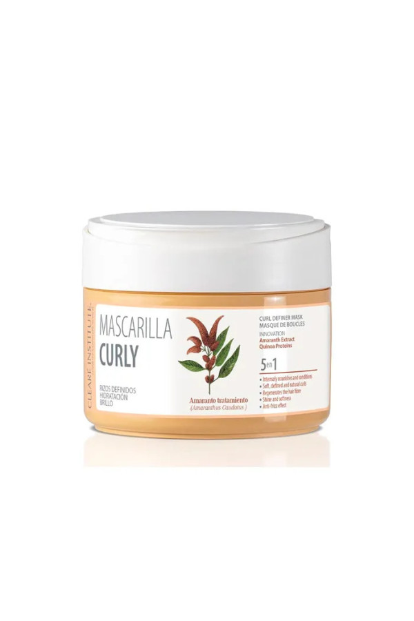 Clearé Institute Curly Curls Masque d'hydratation aux boucles définies et brillantes 300ml