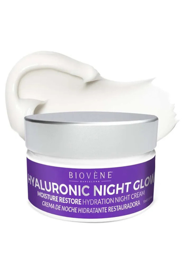 Biovene Hyaluronic Night Glow Moisture Restore Hydration Night Cream 50ml