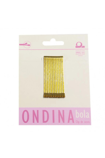 Eurostil Ondina Clips 50mm Bola Bronce 12un