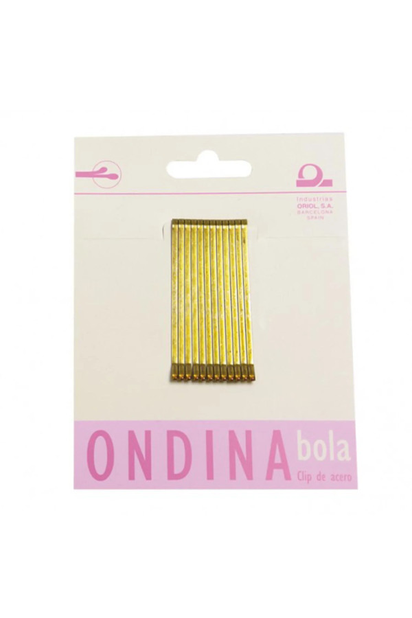 Eurostil Ondina Clips 50mm Bola Bronce 12un