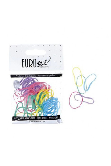Eurostil Cabello Bolsa De Gomas Colores 50un