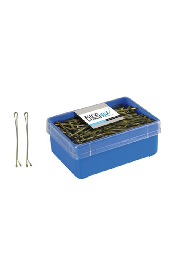 Eurostil Cabello Caja Miniclips Bronze 25mm 700un