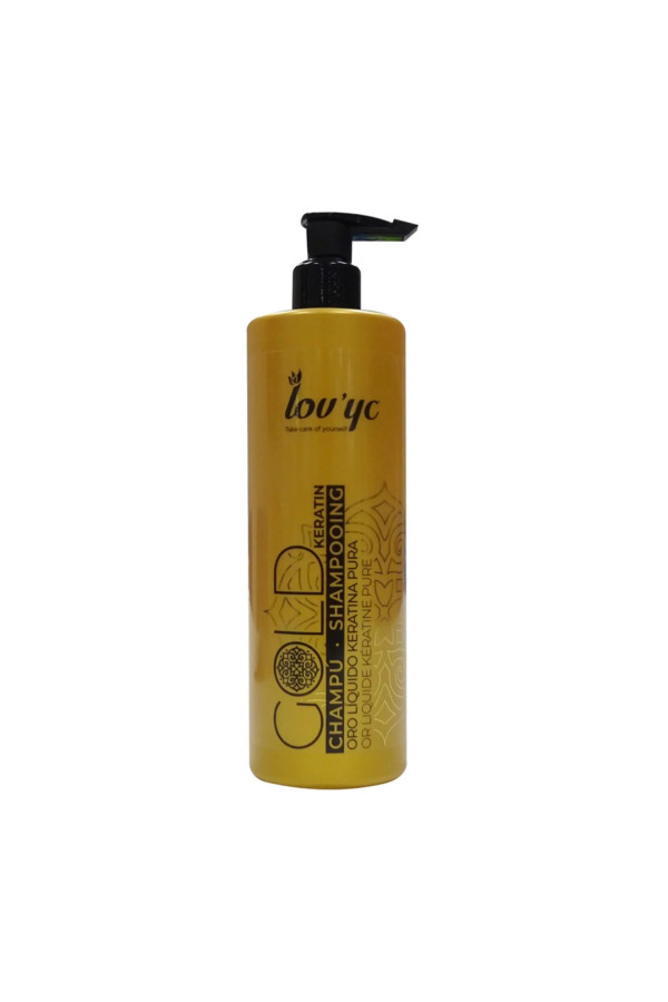 Elie Saab Lovyc Gold Keratin Champu Cabello Seco 500ml