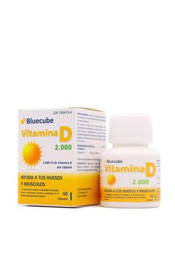 Bluecube Vitamine D 2000 60 Capsules