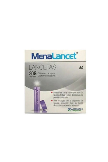 Menalancet 30g 50 Lancettes