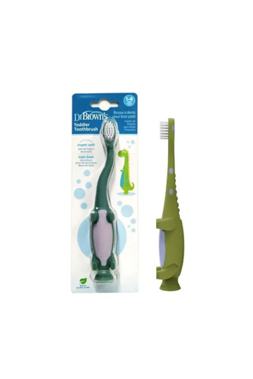 Brosse à dents Dr. Brown's 1-4 ans Dinosaure 