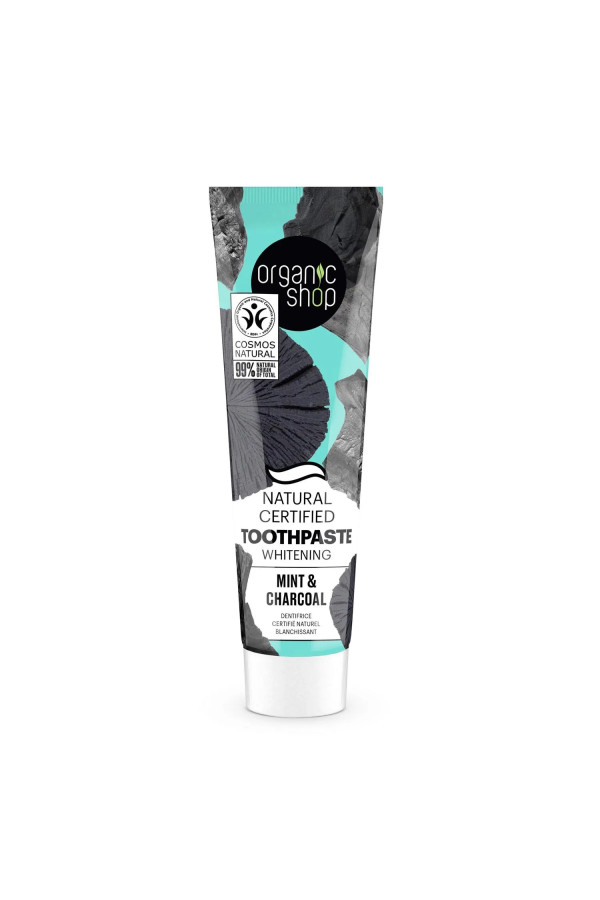 Organic Shop Mint Dentifrico Blanqueador 100g