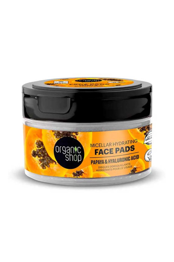 Organic Shop Papaya Micellar Discos Faciales Hidratantes Micellar 20un