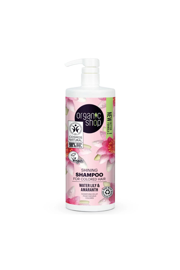 Organic Shop Water Lily Champu Cabello Teñido 1000ml