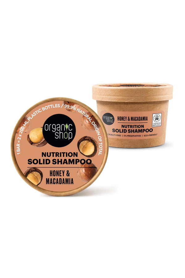 Organic Shop Honey Champu Solido Nutrition 60g