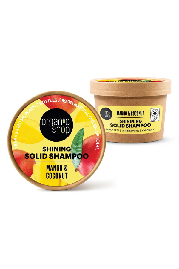 Organic Shop Mango Champu Solido Shining 60g