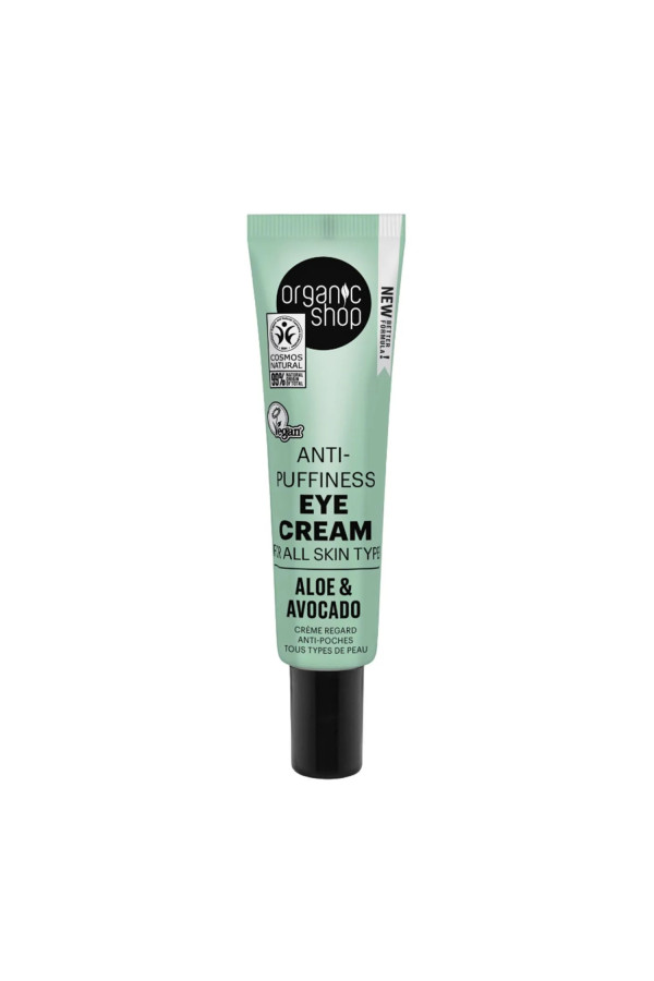 Organic Shop Aloe Crema De Ojos Anti-Puffiness 30ml