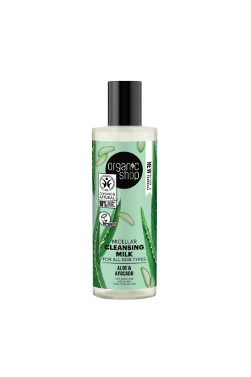 Organic Shop Aloe Leche Limpiadora Micelar 150ml