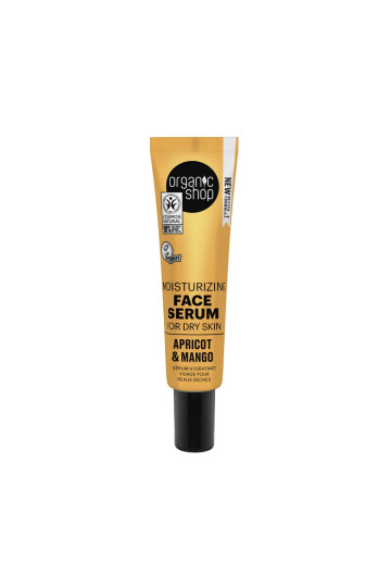 Organic Shop Apricot Moisturizing Serum Facial Piel Seca 30ml