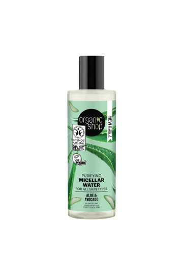 Organic Shop Aloe Agua Micelar Purificante Todo Tipo De Pieles 150ml