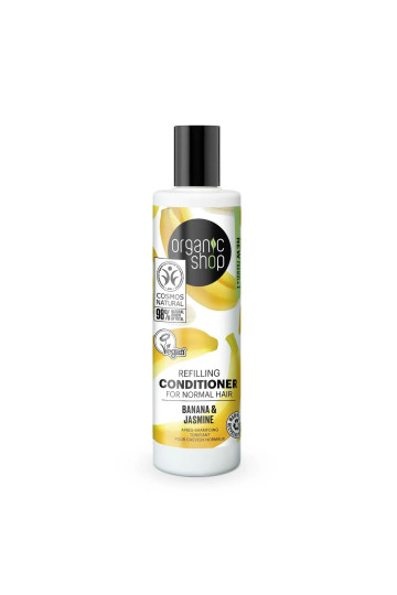 Organic Shop Banana Refillin Acondicionador Cabello Normal 280ml