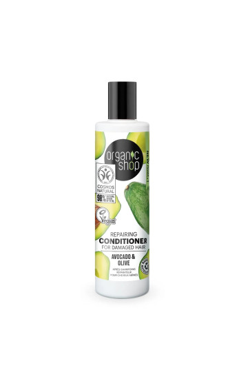 Organic Shop Avocado Repairing Acondicionador Cabello Dañado 280ml