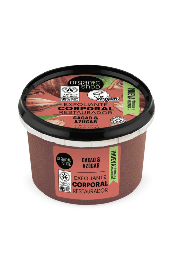 Organic Shop Cacao Exfoliante Corporal Chocolate Belga 1un