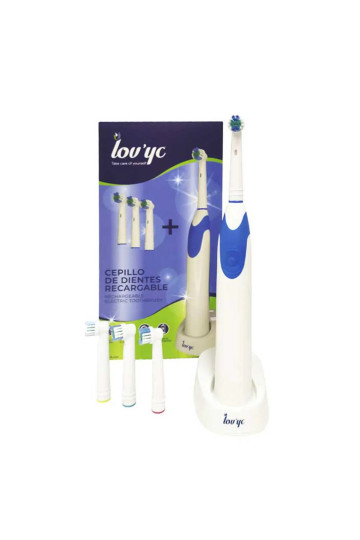 Elie Saab Lovyc Recargable Cepillo De Dientes Electrico 4 Cabezales 1un
