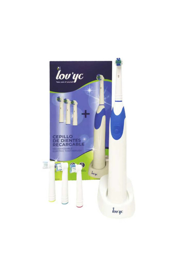 Elie Saab Lovyc Recargable Cepillo De Dientes Electrico 4 Cabezales 1un