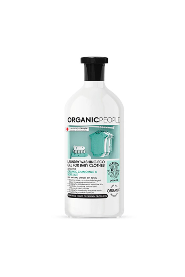 Organic People For Baby Clothes Chamomile y Soap Nut Laundry Washing Eco Gel 200ml