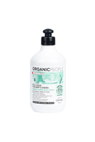 Organic People Organic Green Tea y Peach Eco Liquid For Baby's Dishes 200ml
