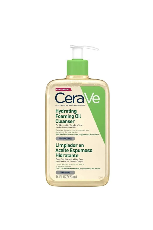 Cerave Huile Moussante Démaquillante Hydratante 473ml