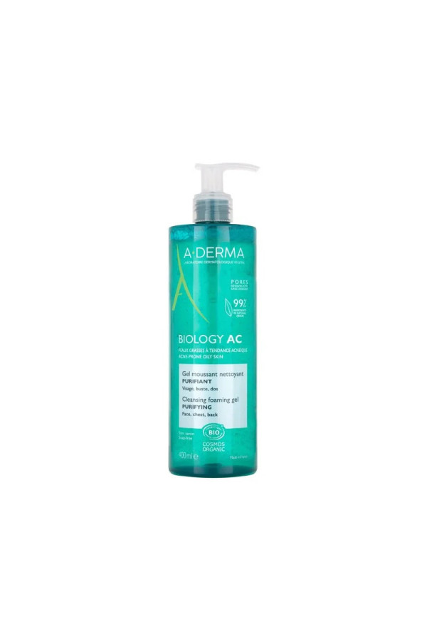 A-Derma Aderma Gel Moussant Purifiant Biology AC 400ml