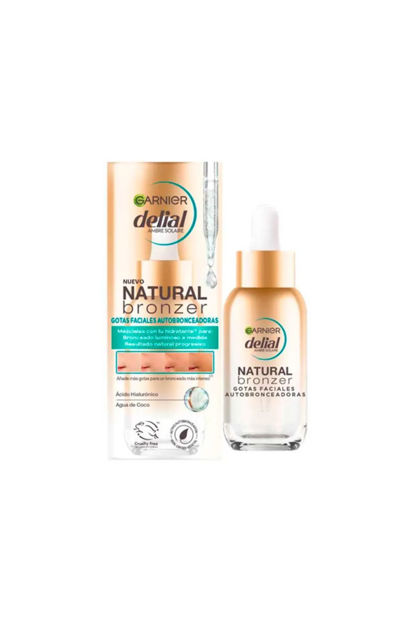 Delial Natural Bronzer Gotas Faciales Autobornceadoras 30ml