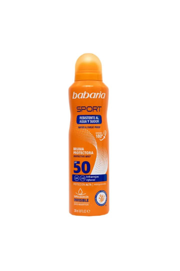 Babaria Sport Protective Mist Spf50 Vaporisateur 200ml