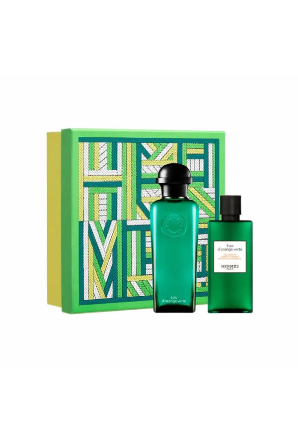 Hermès Eau D'Orange Verte Eau De Cologne Vaporisateur 100ml Coffret 2 Produits