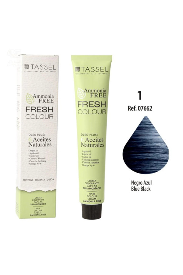 Eurostil Fresh Colour Crema Colorante Sin Amoniaco Negro Negro 1un