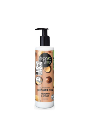 Organic Shop Macadamia y Avocado Gel De Baño 280ml