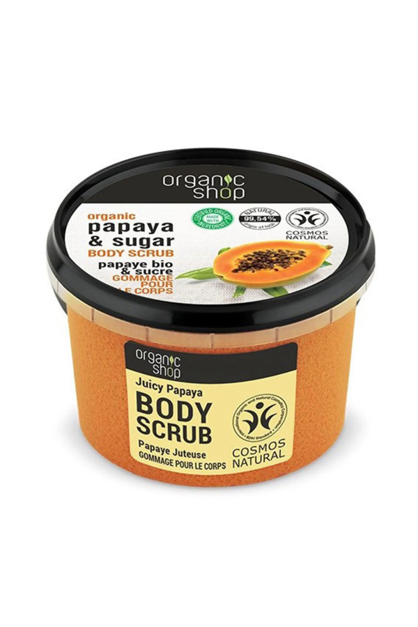Organic Shop Papaya y Sugar Exfoliante Corporal 1un