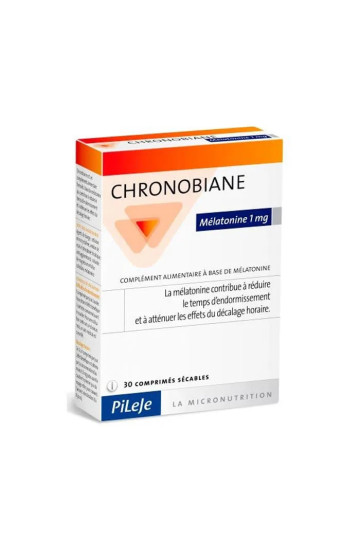 Pileje Chronobiane Melatonin 1mg 30 Comprimés