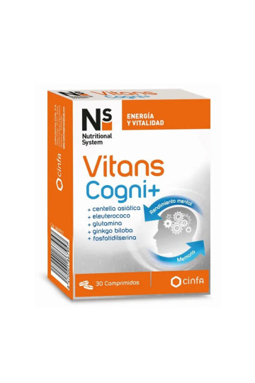 Ns Vitans Cogni+ 30 Comprimés