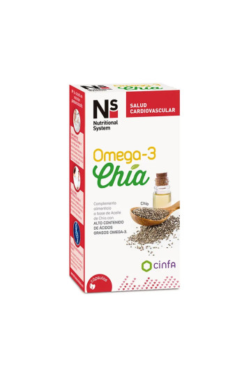 Ns Cardioprotecteur Oméga-3 Chia 120 Capsules