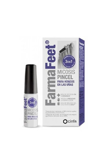 Cinfa FarmaFeet Pinceau Champignons Mycose Pour Ongles Formule 3 En 1 14ml