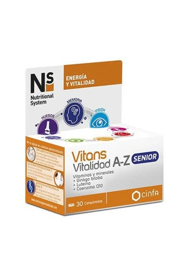Ns Vitans Vitalité A-Z Senior 30 Comprimés