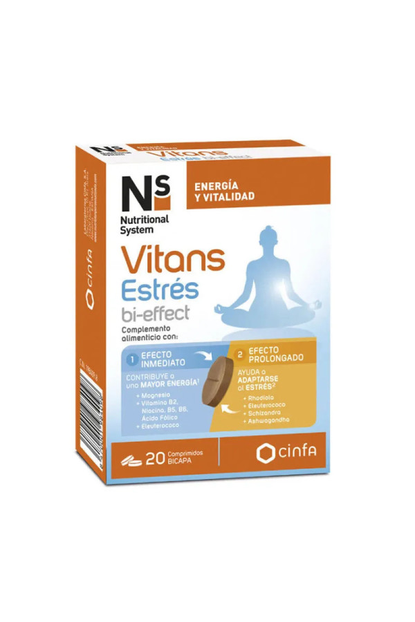 Ns Vitans Stress Bi-Effet 20 Comprimés