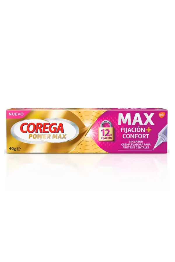 Corega Max Fixation + Confort Sans Goût 40g