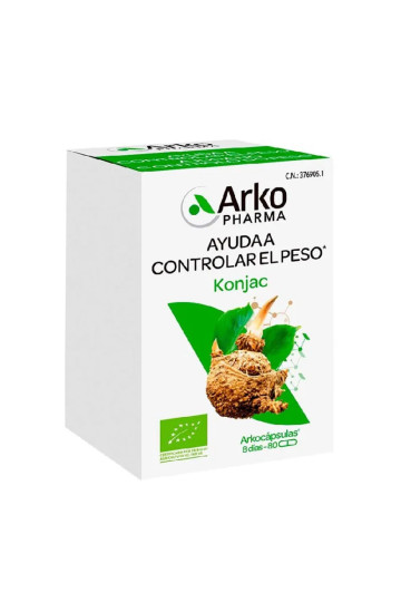 Arkogélules Glucomannane 80 Capsules