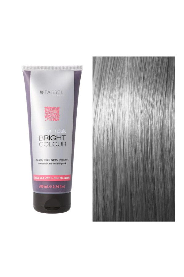 Eurostil Bright Colour Mascarilla Capilar Color Gris 1un