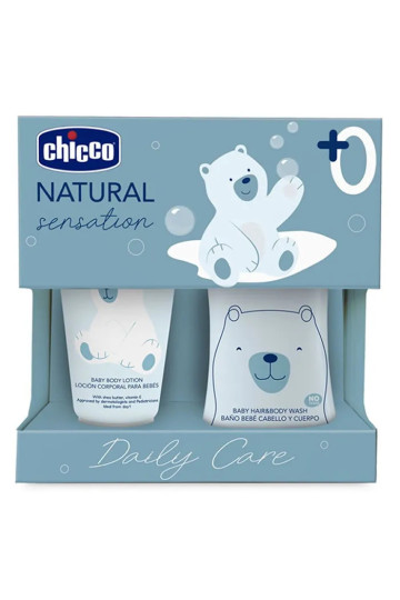 Chicco Natural Sensation Set D'hygiène Et De Bain 2 Pièces