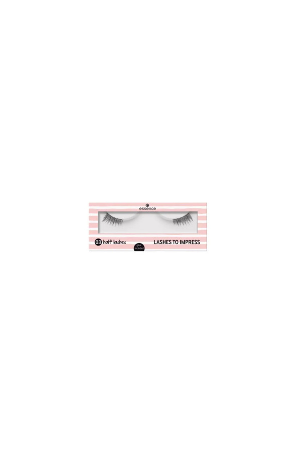 Essence Cosmetics Lashes to Impress Pestañas Artificiales 03-Half Lashes 1 U