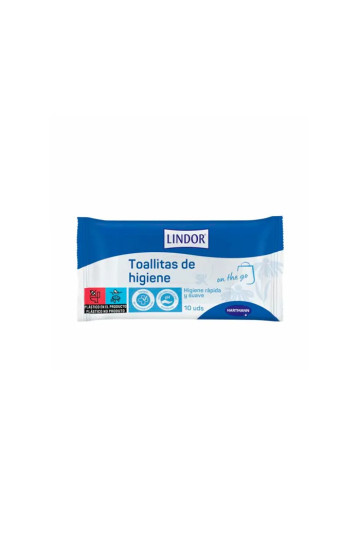 Hartmann Lindor Lingettes Humides 10 Unités