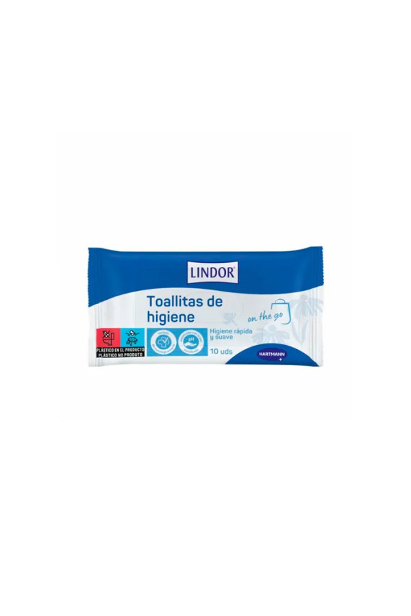 Hartmann Lindor Lingettes Humides 10 Unités
