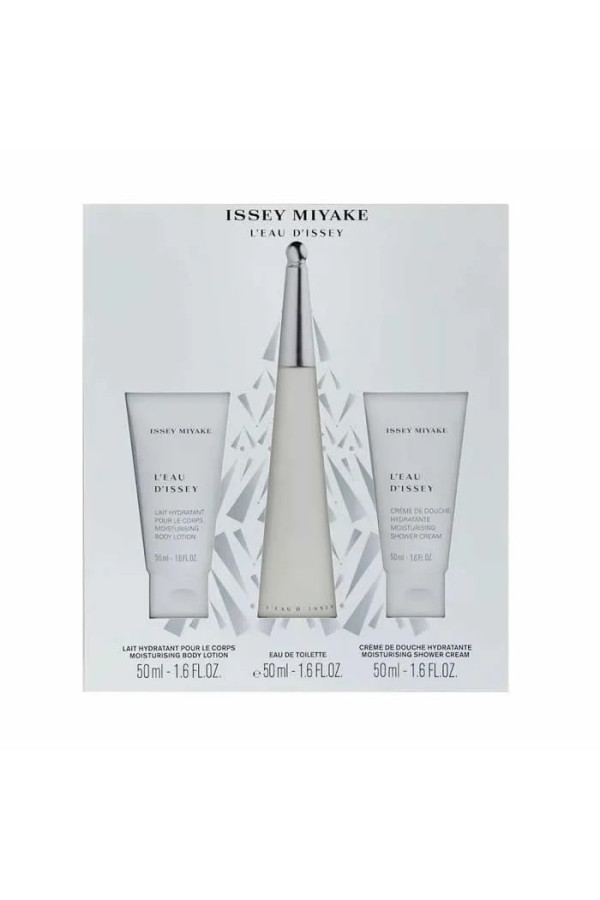 Issey Miyake L'Eau D'Issey Eau De Toilette Spray 50ml Coffret 3 Produits