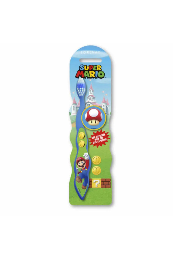 Cartoon Super Mario Brosse à Dents Avec Capuchon