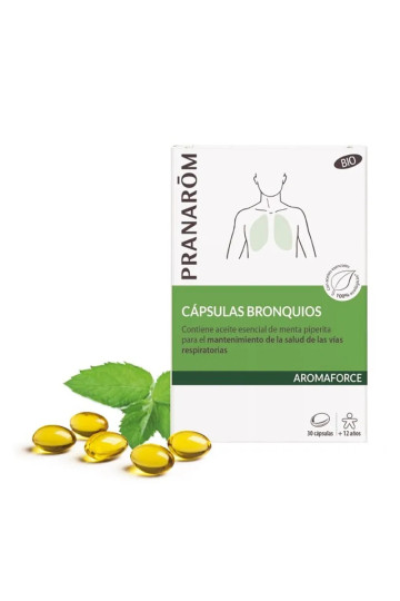Pranarom Aromaforce Bronches Bio 30 Gélules